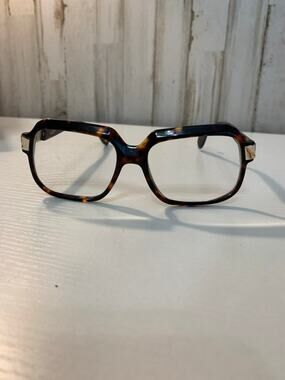 Caval Eyeglass Frame Unisex Brown Tortoiseshell Square Retro